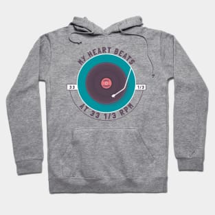 My heart beats at 33 1/3 rpm, Record Collecting, Vinyl Hoodie